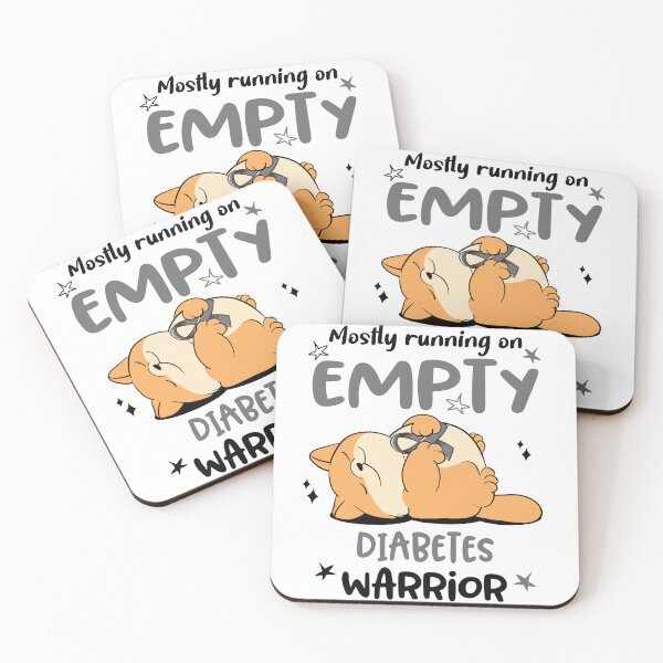 Item preview, Mostly running on Empty Diabetes Warrior designed and sold by ElizabethS809.
