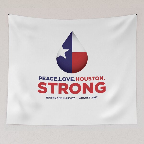 Item preview, Peace Love Houston Strong designed and sold by e2productions.