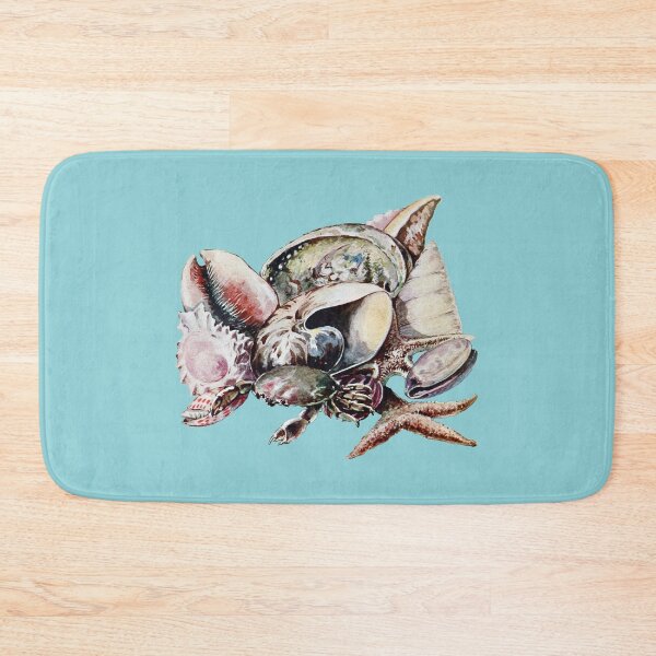 Item preview, Crustaceancore Vintage Watercolour Style Shell Collection designed and sold by Jazznote.