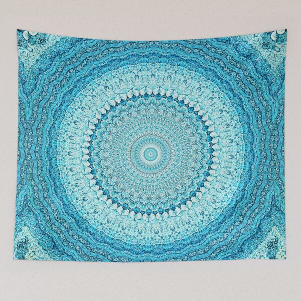 Item preview, White Coastal Spray Mandala  designed and sold by Daniel Watts.