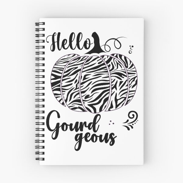 Item preview, Hello Gourdgeous Pretty Zebra Print Fall Pumpkin designed and sold by PearlMoonGrapes.