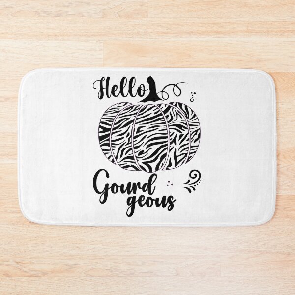 Item preview, Hello Gourdgeous Pretty Zebra Print Fall Pumpkin designed and sold by PearlMoonGrapes.