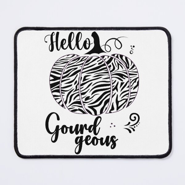 Item preview, Hello Gourdgeous Pretty Zebra Print Fall Pumpkin designed and sold by PearlMoonGrapes.