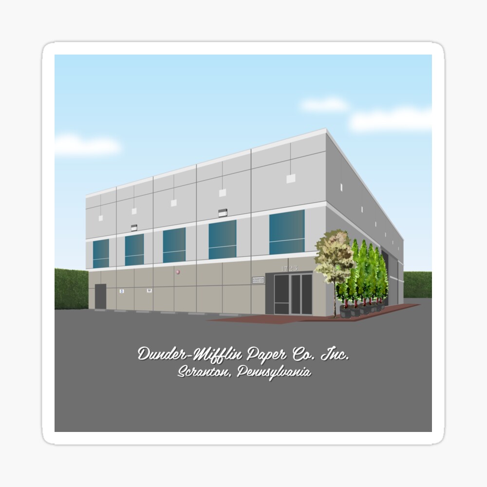 Dunder Mifflin Paper Co. Inc - Scranton, PA - As seen on The Office |  Greeting Card