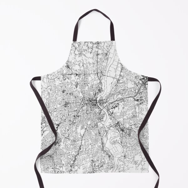 Item preview, Hartford White Map designed and sold by multiplicitymap.