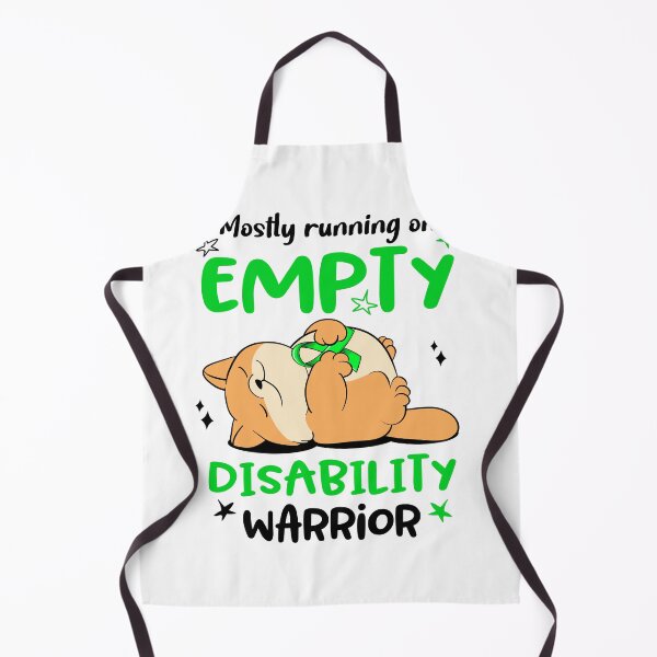 Item preview, Mostly running on Empty Disability Warrior designed and sold by ElizabethS809.