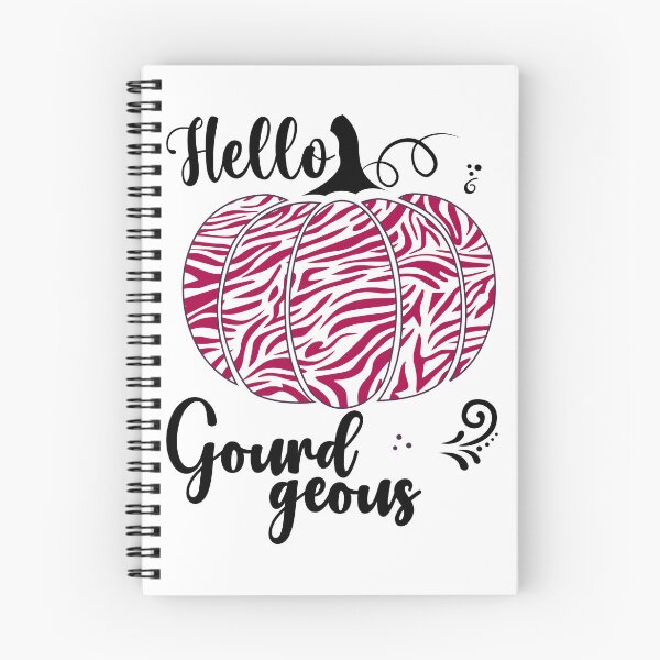 Item preview, Hello Gourdgeous, Pretty Zebra Print Fall Pumpkin - Dark Pink designed and sold by PearlMoonGrapes.