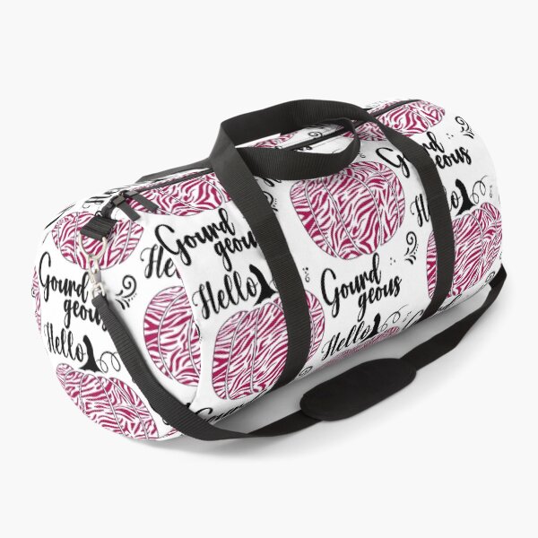 Item preview, Hello Gourdgeous, Pretty Zebra Print Fall Pumpkin - Dark Pink designed and sold by PearlMoonGrapes.