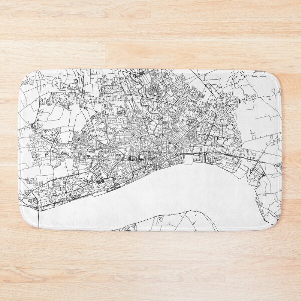 Item preview, Hull White Map designed and sold by multiplicitymap.