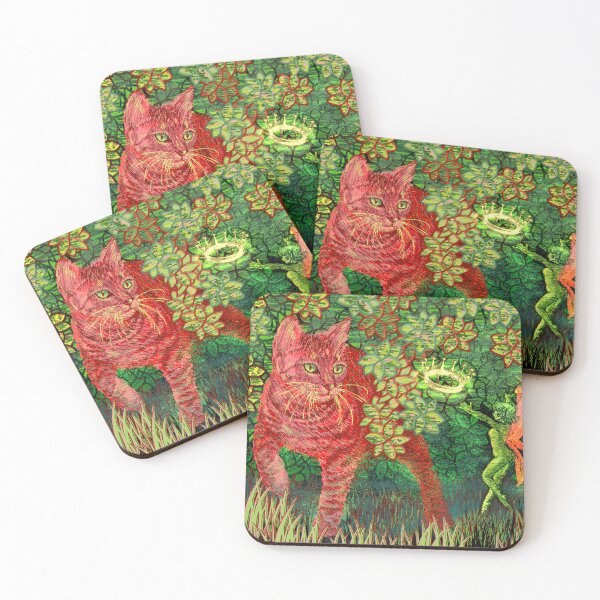 Item preview, Fairy Crowning Majesty Cat in the Jungle designed and sold by hmhmxoxo.