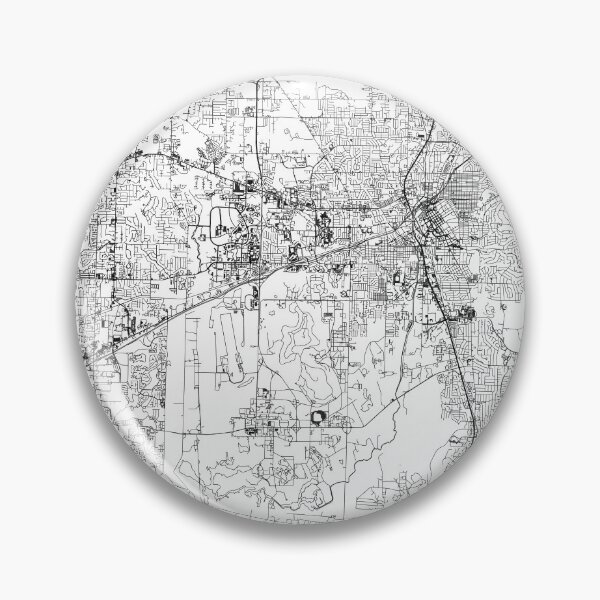 Item preview, Huntsville White Map designed and sold by multiplicitymap.