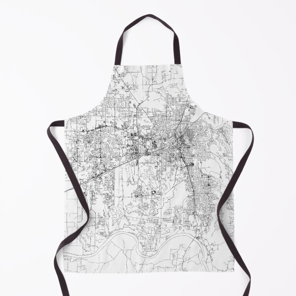 Item preview, Huntsville White Map designed and sold by multiplicitymap.