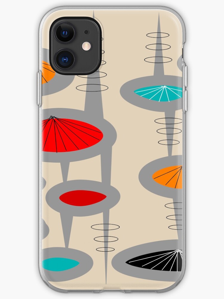 Eames Era Starbursts and Globes 3 (bkgrnd) iPhone 11 case Eames Era Starbursts and Globes 3 (bkgrnd) iPhone 11 case