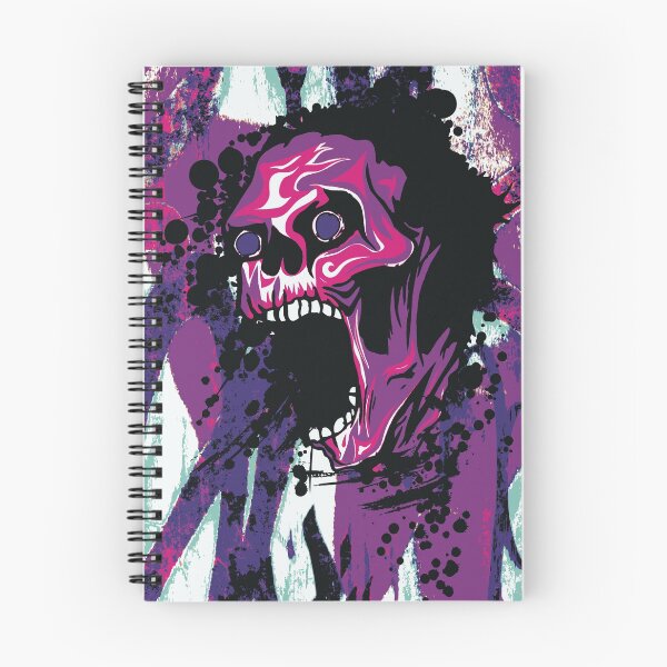 Item preview, Wicked Skull With Paint Splatters designed and sold by Denis Marsili.