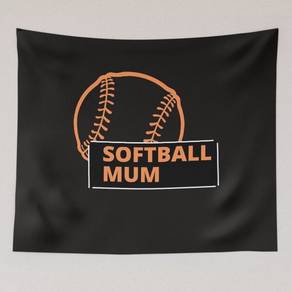 Aperçu de l'œuvre maman aime le softball fils créée et vendue par Highsaildesigns.
