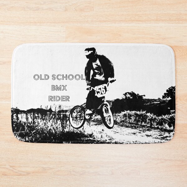 Item preview, old school bmx rider designed and sold by ricobarinas.