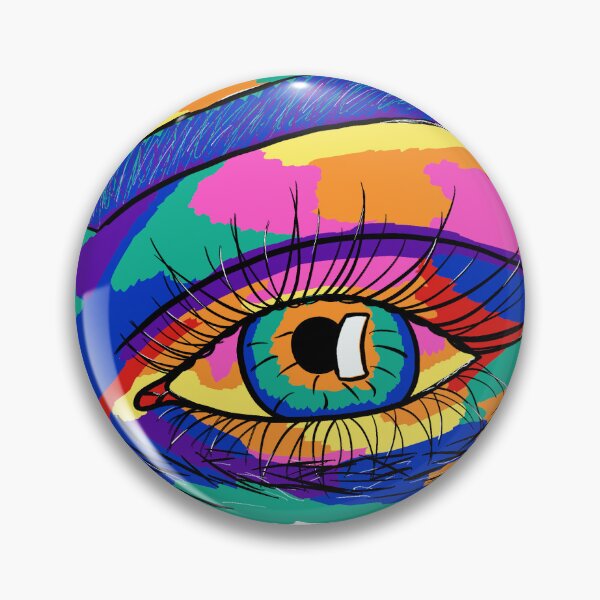 Item preview, The colorful eye with eyebrow  designed and sold by Ks-Creation.