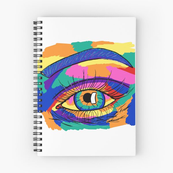 Item preview, The colorful eye with eyebrow  designed and sold by Ks-Creation.