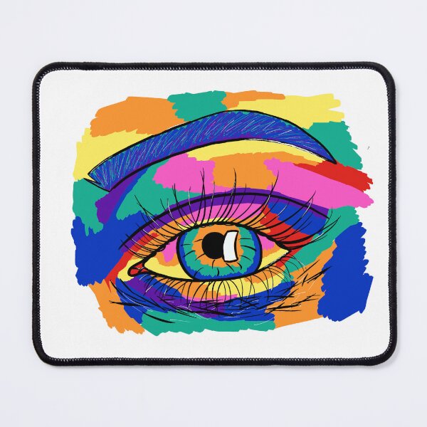 Item preview, The colorful eye with eyebrow  designed and sold by Ks-Creation.