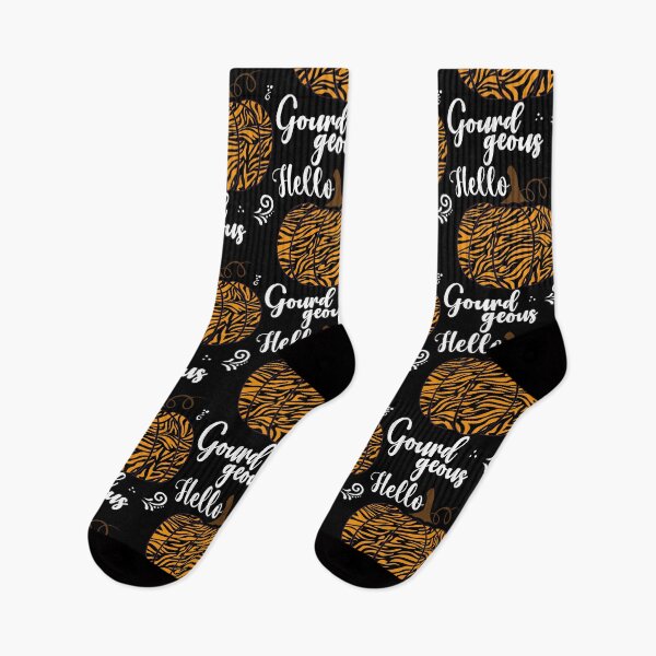 Item preview, Hello Gourdgeous, Pretty Zebra Print Fall Pumpkin - Orange designed and sold by PearlMoonGrapes.