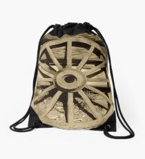 Wagon Wheel Drawstring Bag
