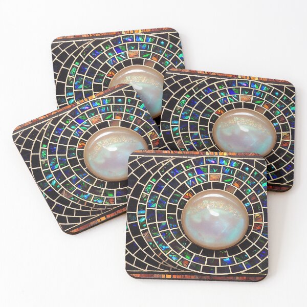 Item preview, Fire Opal Inlay with Large Mother of Pearl designed and sold by JediNeil.