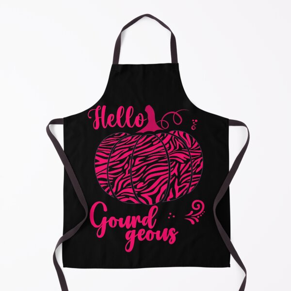 Item preview, Hello Gourdgeous, Pretty Zebra Print Fall Pumpkin - Pink designed and sold by PearlMoonGrapes.