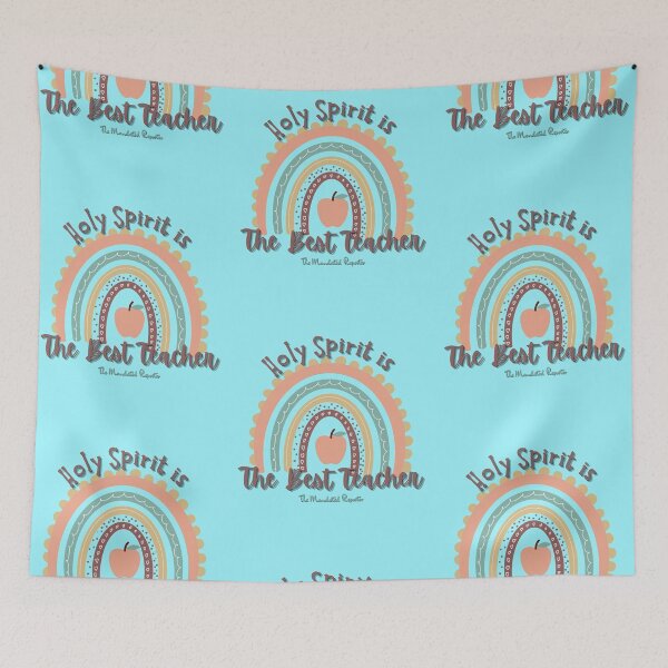 Item preview, Holy Spirit is the Best Teacher - Aqua designed and sold by TheReporter1.