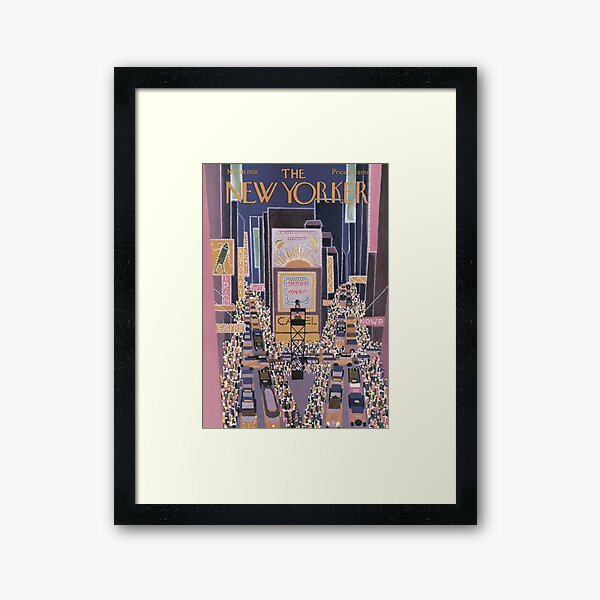 New Yorker Magazine フレーム入りオリンピックアート 1927 New Yorker Magazine Cover Wall Art by Row One Brand