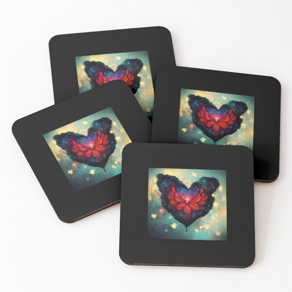 Item preview, Galaxy Butterfly Heart designed and sold by AnEyeForAi.