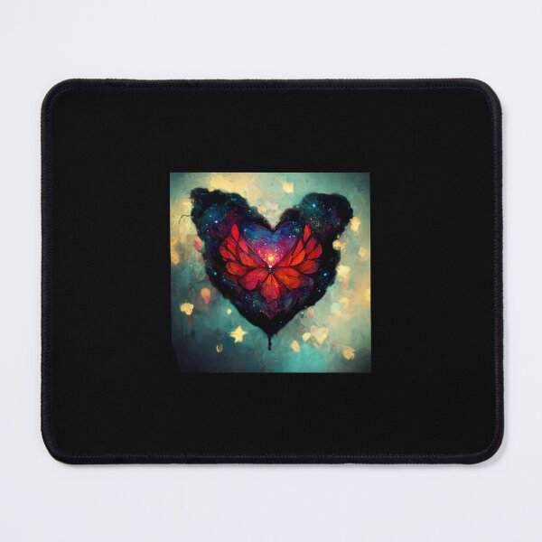 Item preview, Galaxy Butterfly Heart designed and sold by AnEyeForAi.