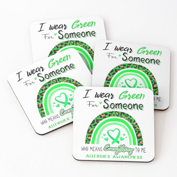 Item preview, Allergies Awareness I Wear Green for Someone Who Means Everything To Me designed and sold by GennieShop.