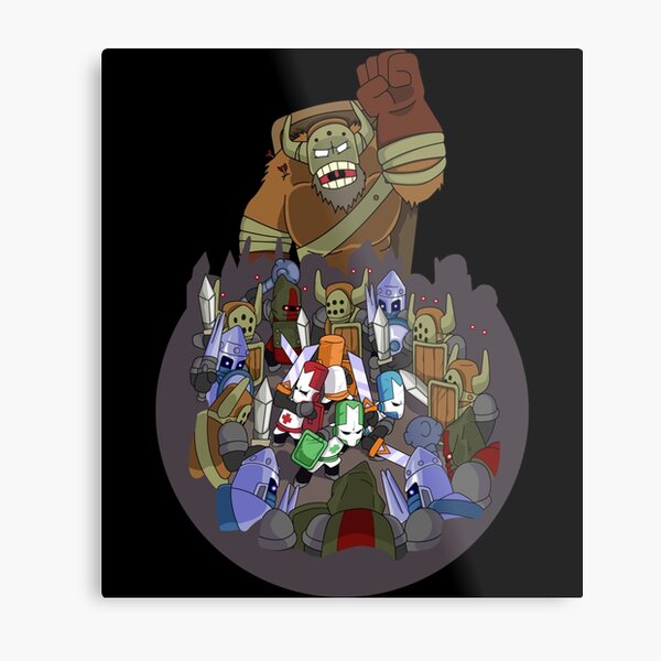 Castle Crashers Game Poster Metal Sign Tin Metal Retro Wall Decor for  Home,Street,Gate,Bars,Club : Home & Kitchen 