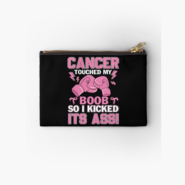 Item preview, Cancer Touch My Boob So I Kicked Its Ass Breast Cancer Awareness designed and sold by ElzaMathurinppi.