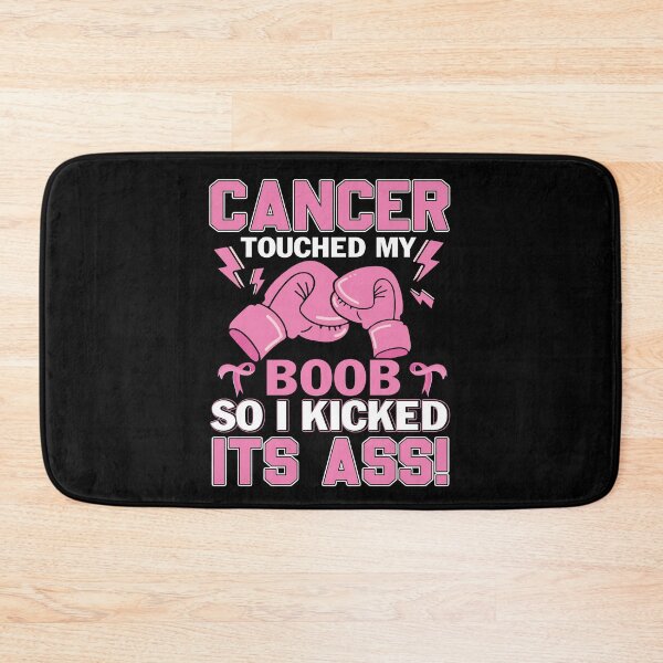 Item preview, Cancer Touch My Boob So I Kicked Its Ass Breast Cancer Awareness designed and sold by ElzaMathurinppi.