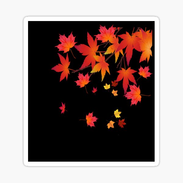 Item preview, Falling Autumn Leaves designed and sold by atroffire.