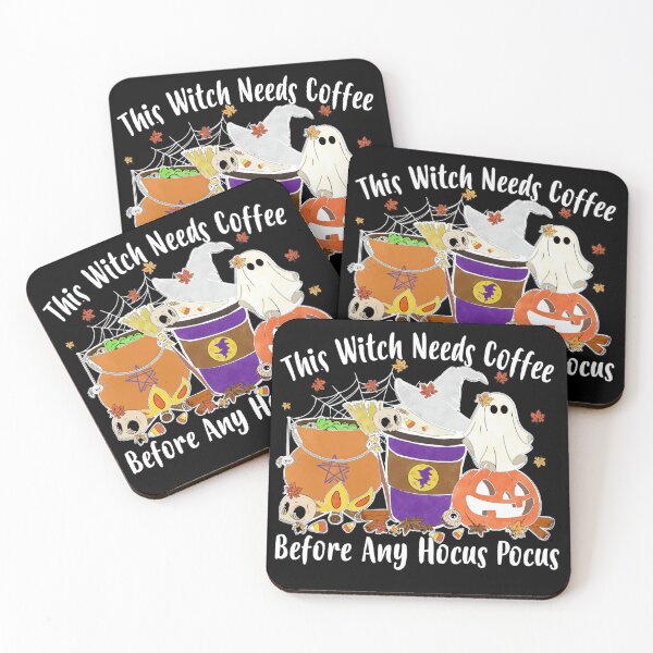 Item preview, This witch needs coffee before any hocus pocus designed and sold by pnkpopcorn.