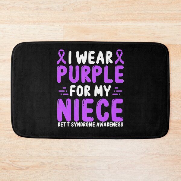 Item preview, Rett Syndrome Rett Syndrome Awareness Niece Purple Ribbon designed and sold by TerrellOneal.
