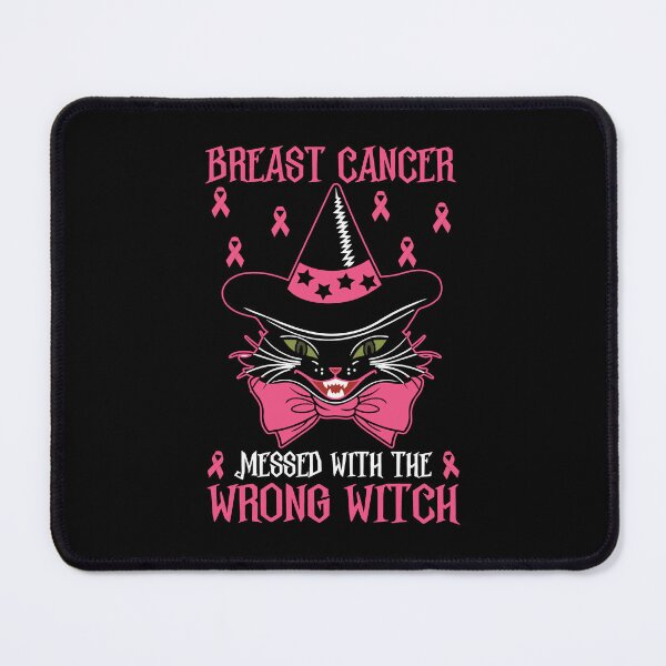 Item preview, Cat Breast Cancer Messed With The Wrong Witch designed and sold by ElzaMathurinppi.