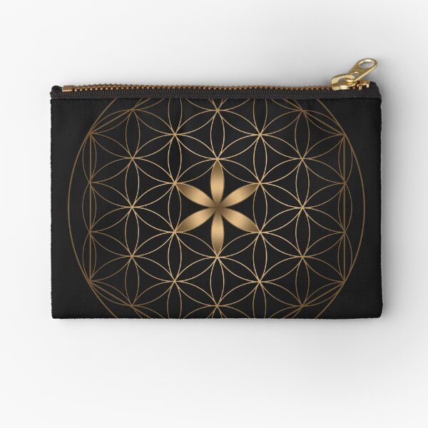 The Flower Of Life Zipper Pouch