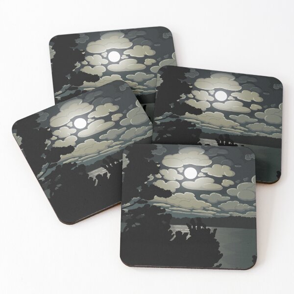 Item preview, Full Moon Lake designed and sold by ellemomo-arts.