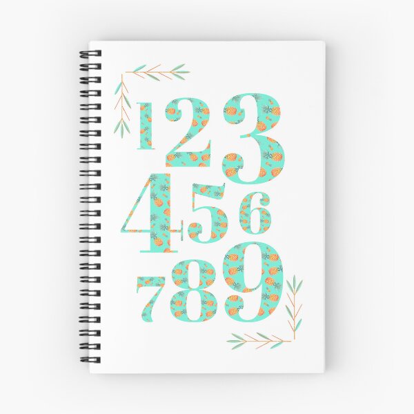 Item preview, Kids Wall Art Numbers 1-9 Green Pineapple Theme designed and sold by BelleZeare.