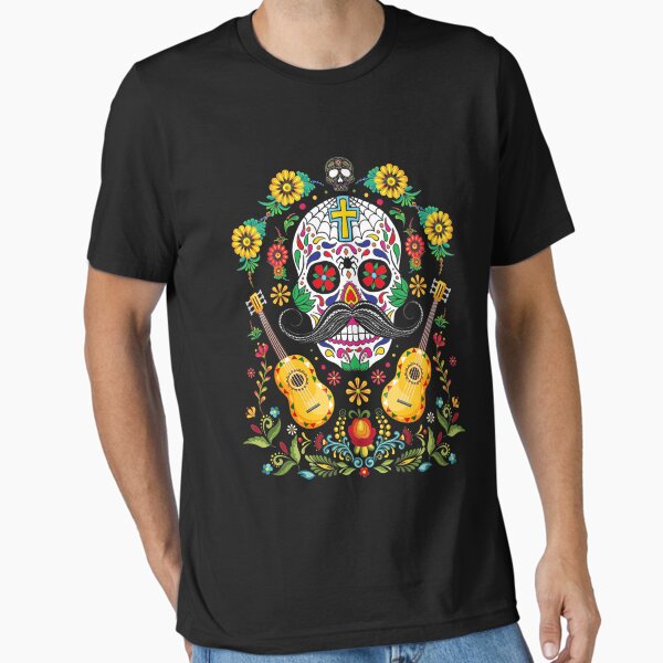 Item preview, Day of the Dead Guitar Sugar Skull Dead Dia De Muertos designed and sold by DerryReinhard.