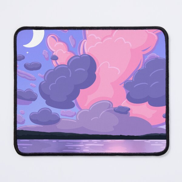 Item preview, Crescent Moon Sunset designed and sold by ellemomo-arts.