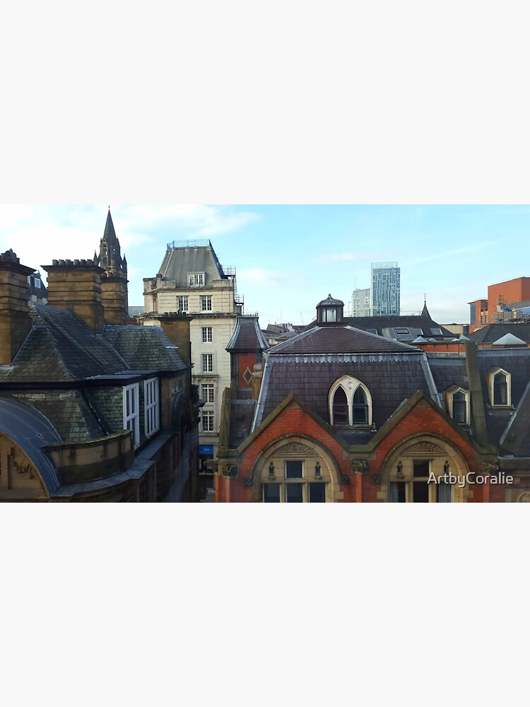"Manchester rooftops" Sticker for Sale by ArtbyCoralie Redbubble