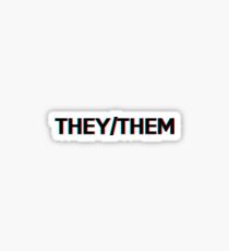 They/Them Sticker