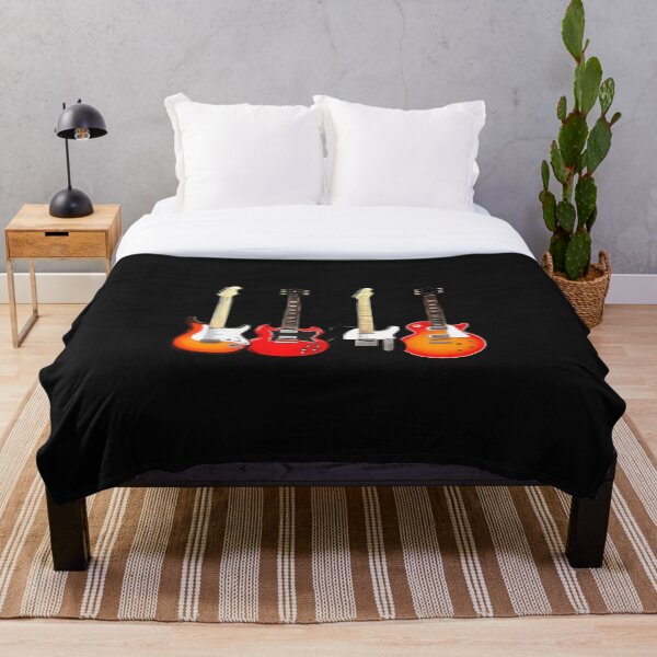 guitar Throw Blanket