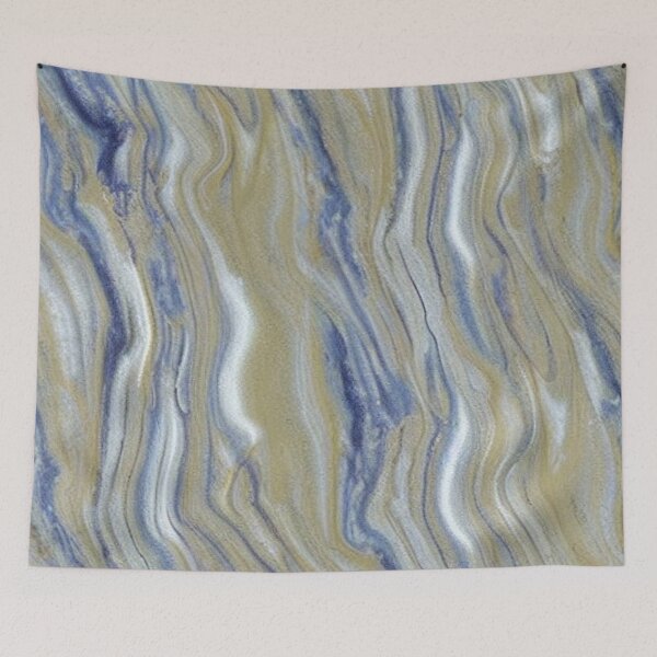 Item preview, Grey and blue marbling designed and sold by Colourtique.