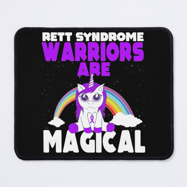 Item preview, Rett Syndrome Rett Syndrome Awareness Purple Ribbon Unicorn designed and sold by TerrellOneal.