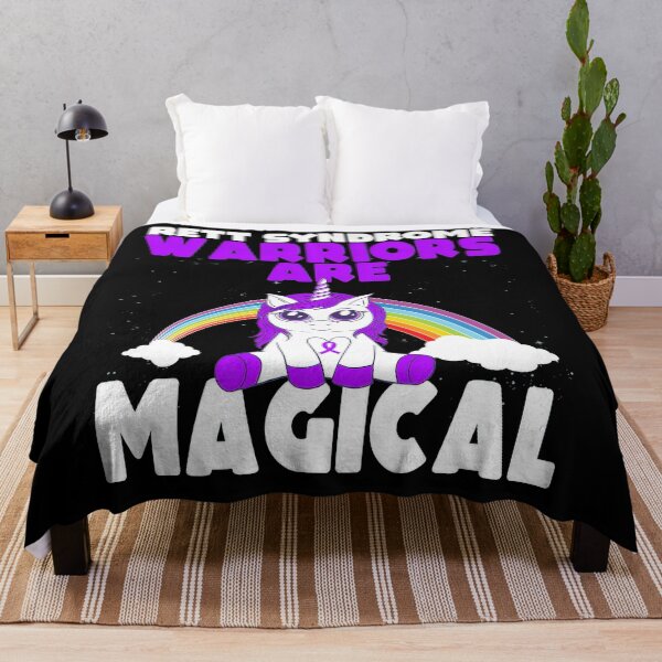 Item preview, Rett Syndrome Rett Syndrome Awareness Purple Ribbon Unicorn designed and sold by TerrellOneal.